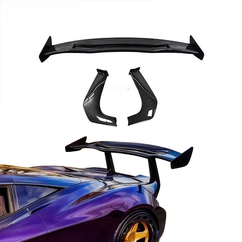 Dry Carbon GTR Senna Style Wing Rear Bumper Body Kit Spoiler for  720S